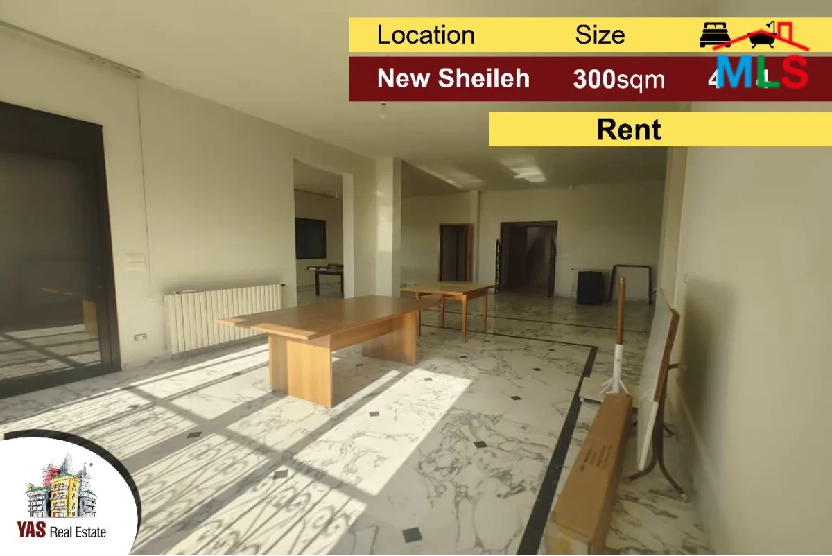 New Sheileh 300m2 | Spacious Flat | Luxury | Sea View | Rent