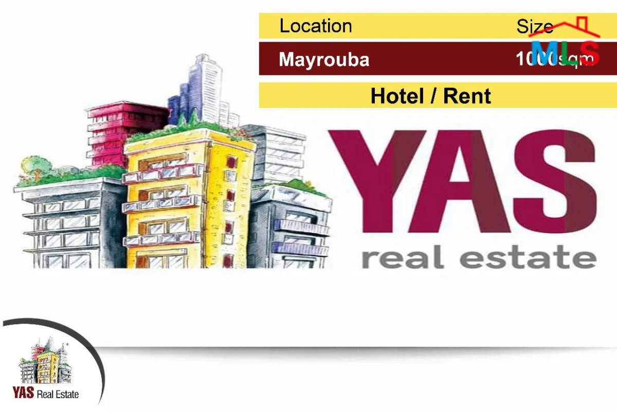Mayrouba 1000m2 + 400m2 Terrace | Hotel | Rent | Luxury | Open View