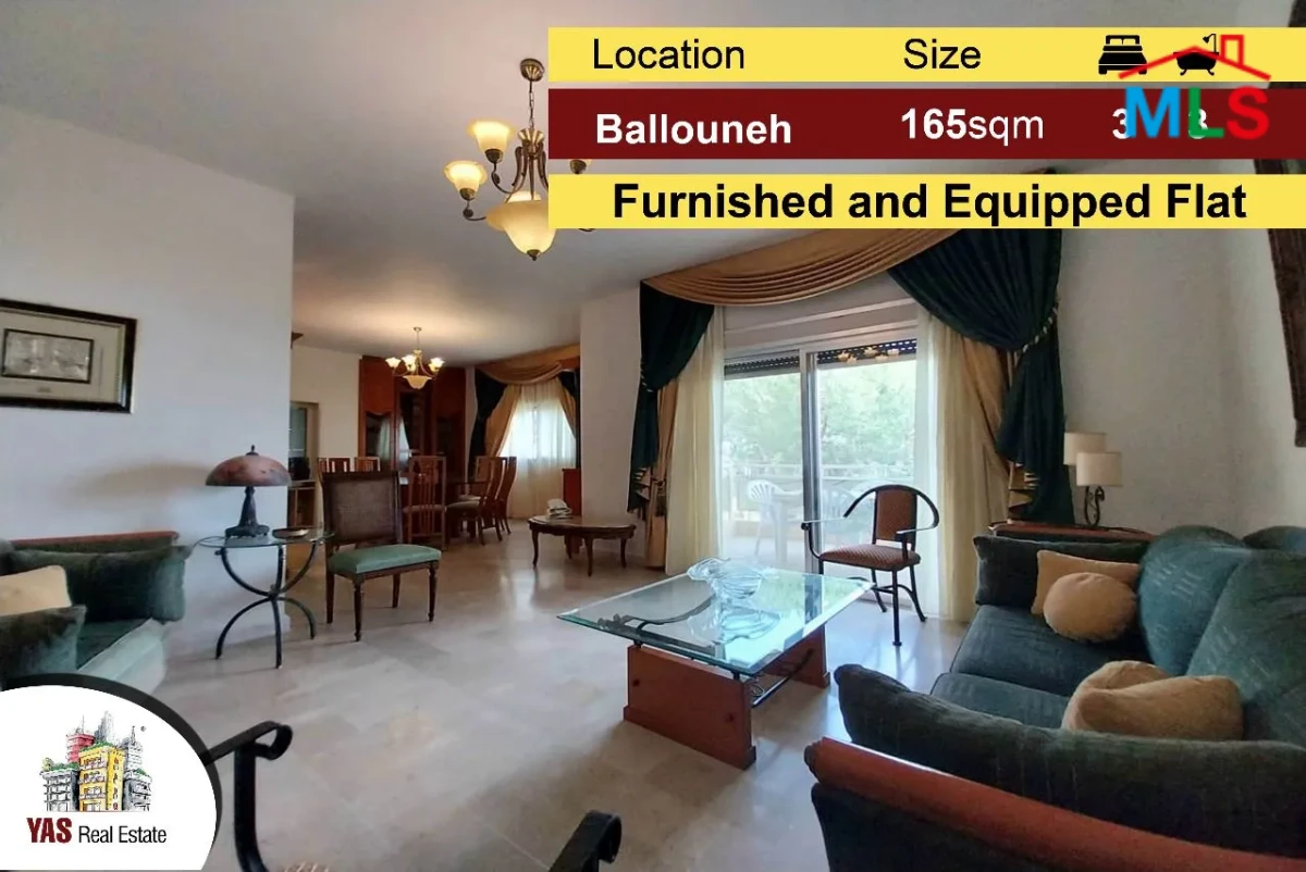 Ballouneh 165m2 | Furnished Apartment | Luxury | Panoramic View | Rent