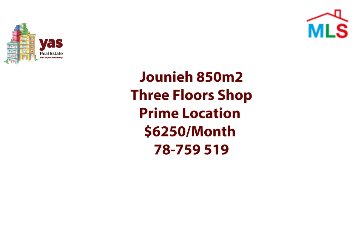 Jounieh 850m2 | Showroom | Rent | Prime Location | Active Street | RH