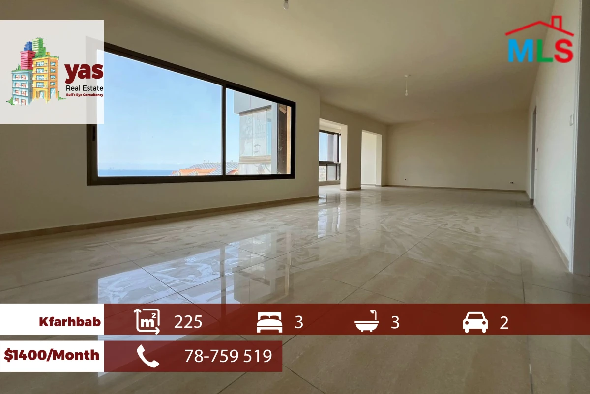 Kfarhbab 225m2 | Rent | Prime Location | High End Apartment | RH