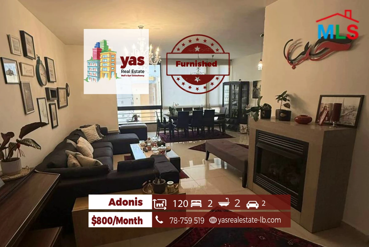 Adonis 120m2 | Furnished | City View | Well Maintained | JA