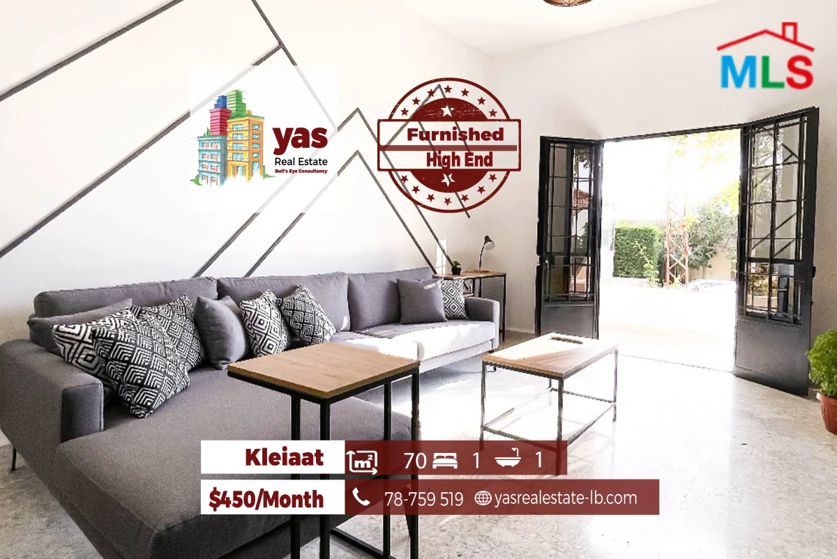 Kleiaat 70m2 | Furnished | Rent | Cozy Flat | Prime Location | KH
