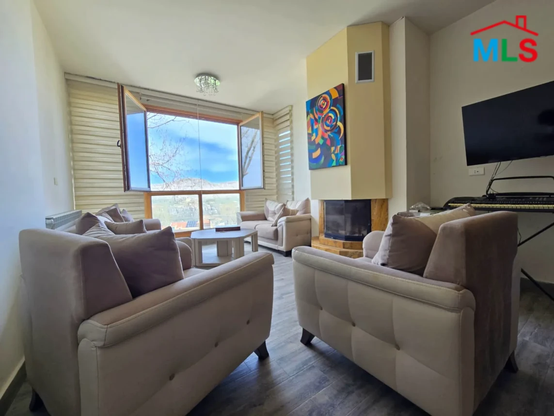 Tilal Al Asal 120m2 | Furnished Chalet | Rent | Mountain View | DA