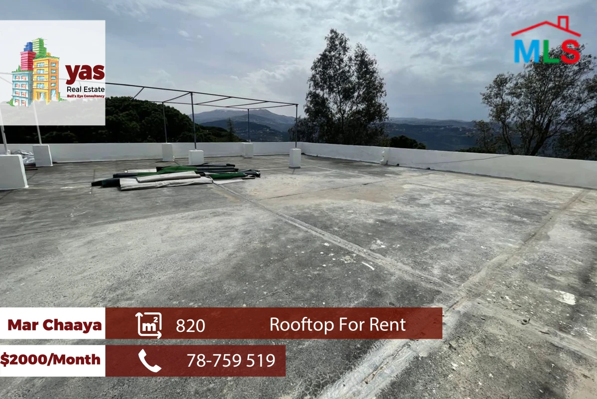 Mar Chaaya 820m2 | Rooftop For Rent | Perfect Investment | TCH