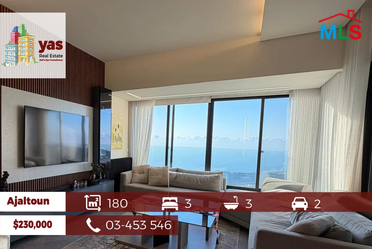 Ajaltoun 180m2 | Designer’s Signature | Astonishing View | Catch | TYT