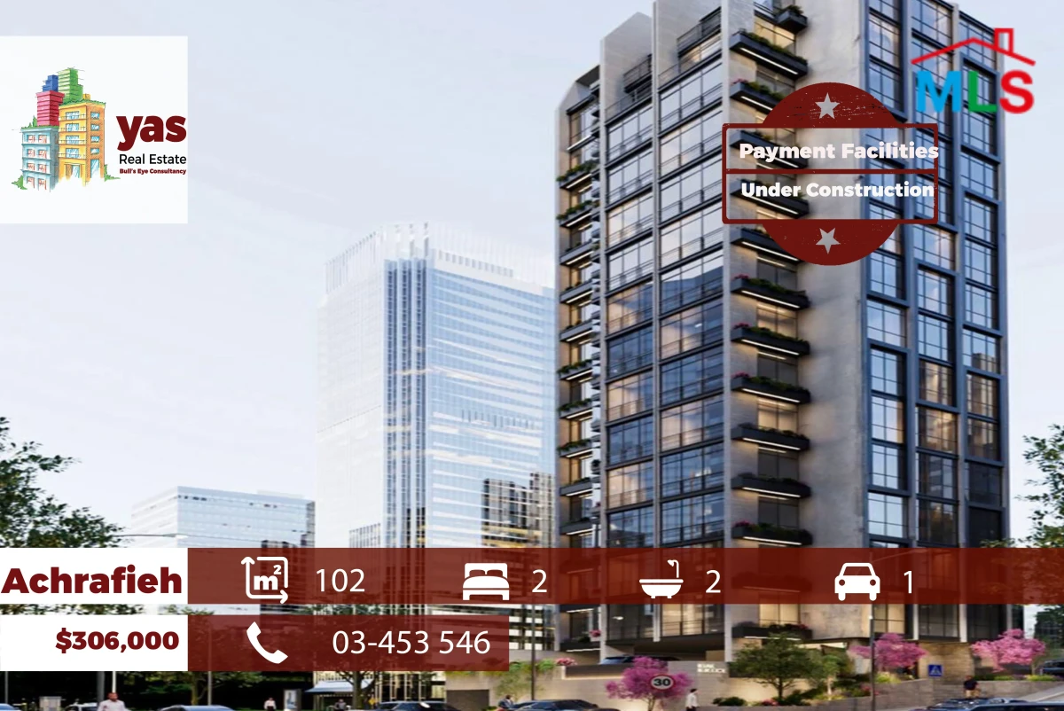 Achrafieh 102m2 | Payment Facilities | Prime Locaiton | OH