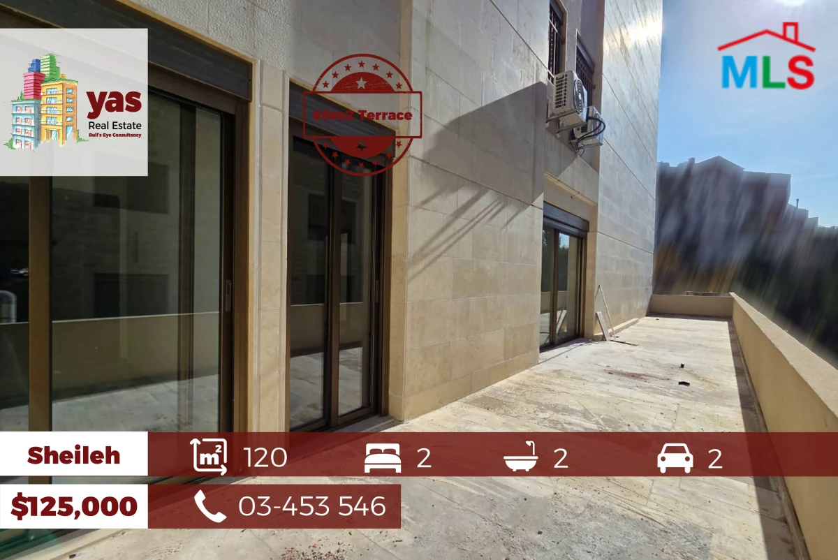 Sheileh 120m2 | 80m2 Terrace | Brand New | Open View | Luxury | TO