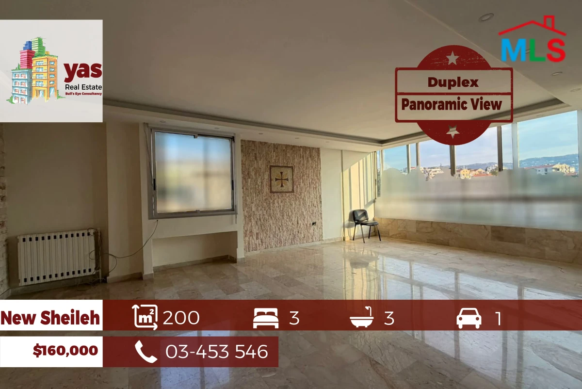 New Sheileh 200m2 | Duplex | Panoramic View | Classy Area | EL