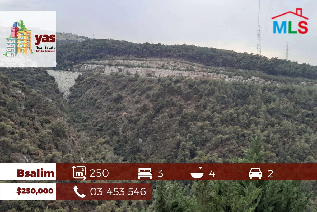 Bsalim 250m2 | Calm Area | Dead End Street | Mountain View | OH