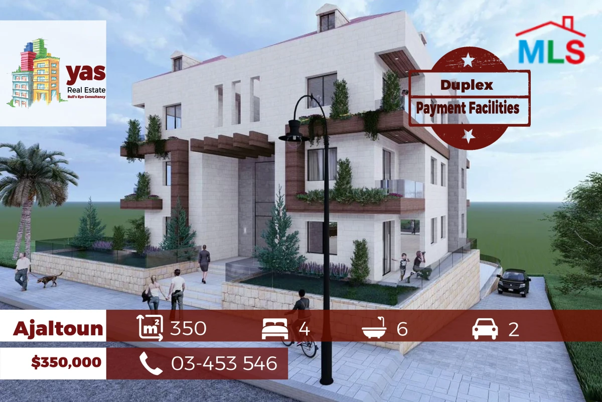 Ajaltoun 350m2 | Duplex | Panoramic View | High End | Pyt Facilities|G