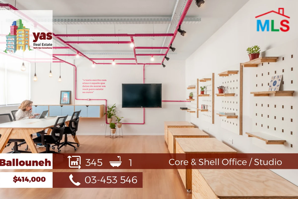 Ballouneh 345m2 | Core & Shell | Office/Clinic | Mountain View | GA