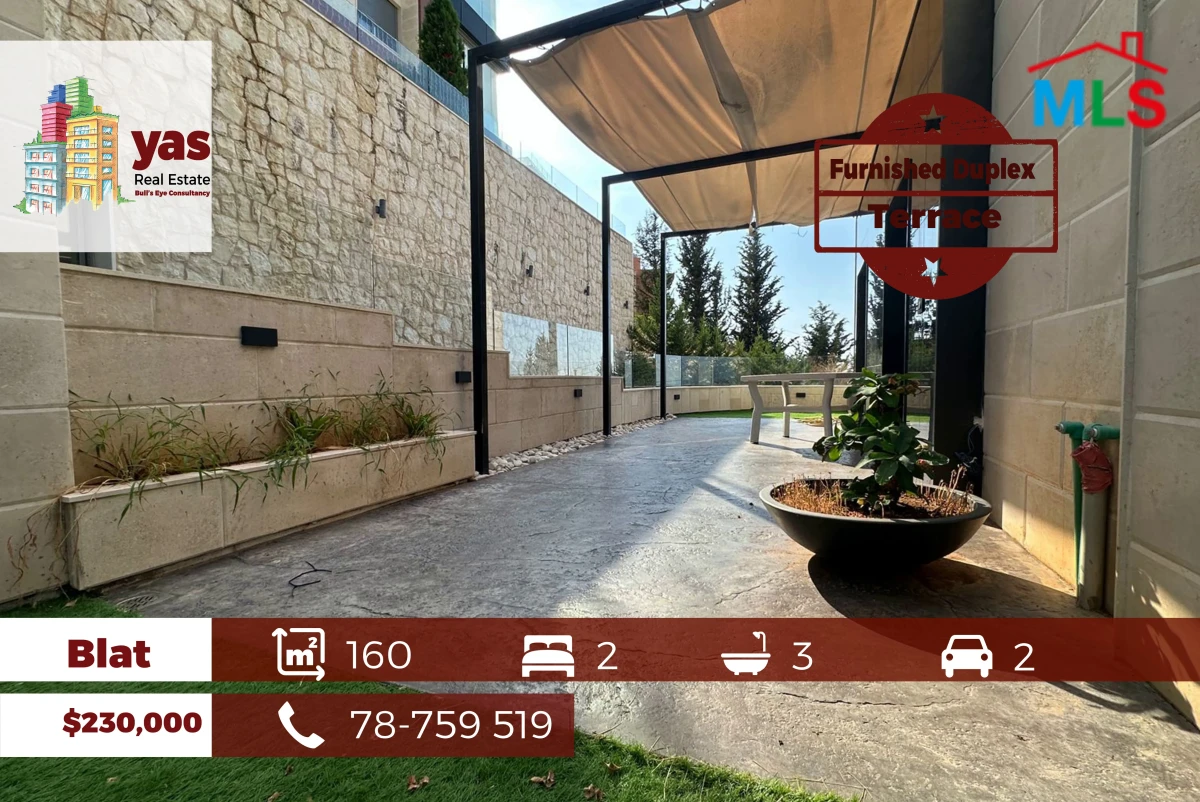 Blat/Jbeil 160m2 | Terrace | Furnished Duplex | Open Sea View | ELO
