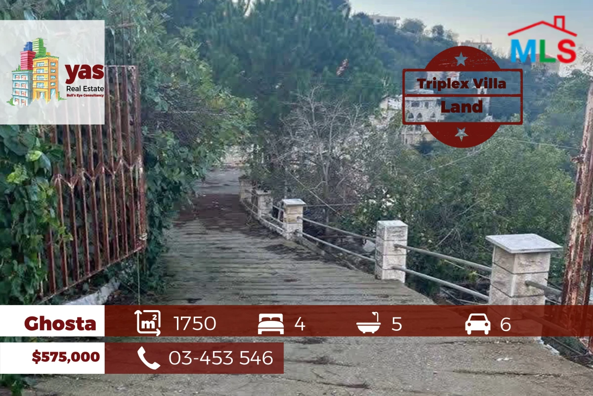 Ghosta 1750m2 | 500m2 Tripex Villa | Calm Area | Private Street | SD