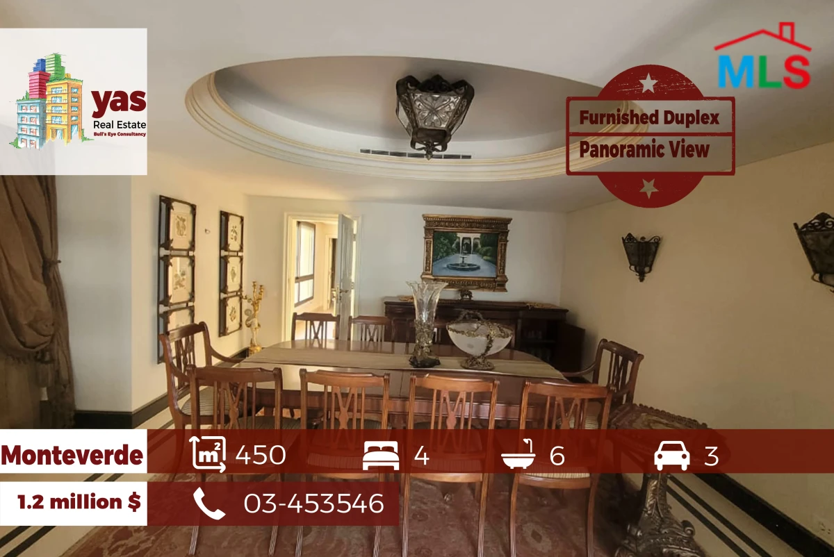 Monteverde 450m2 | Furnished Duplex | Luxury Building | OH