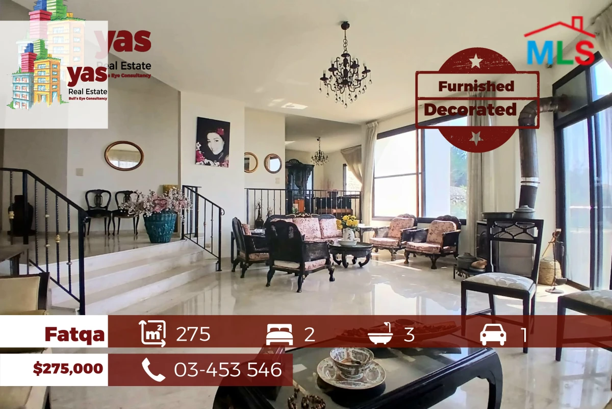 Fatqa 275m2 | Furnished Flat | Prime Location | Mountian View | IV