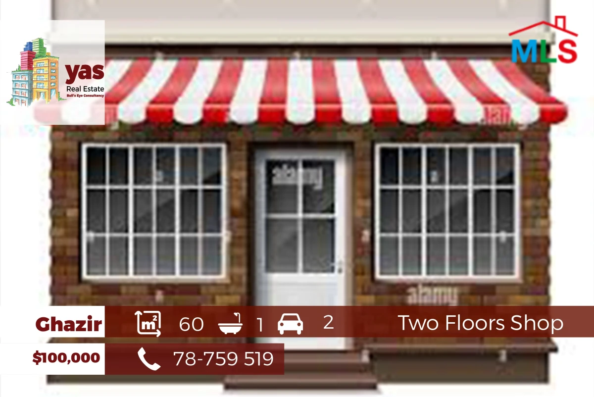 Ghazir 60m2 | Shop | Prime Location | Perfect Investment | IV