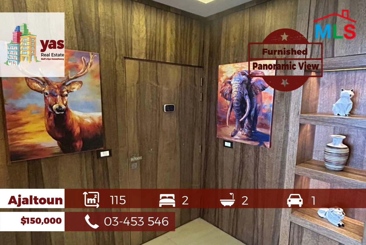 Ajaltoun 115m2 | Furnished | Decorated | Calm Street | Catch | DA