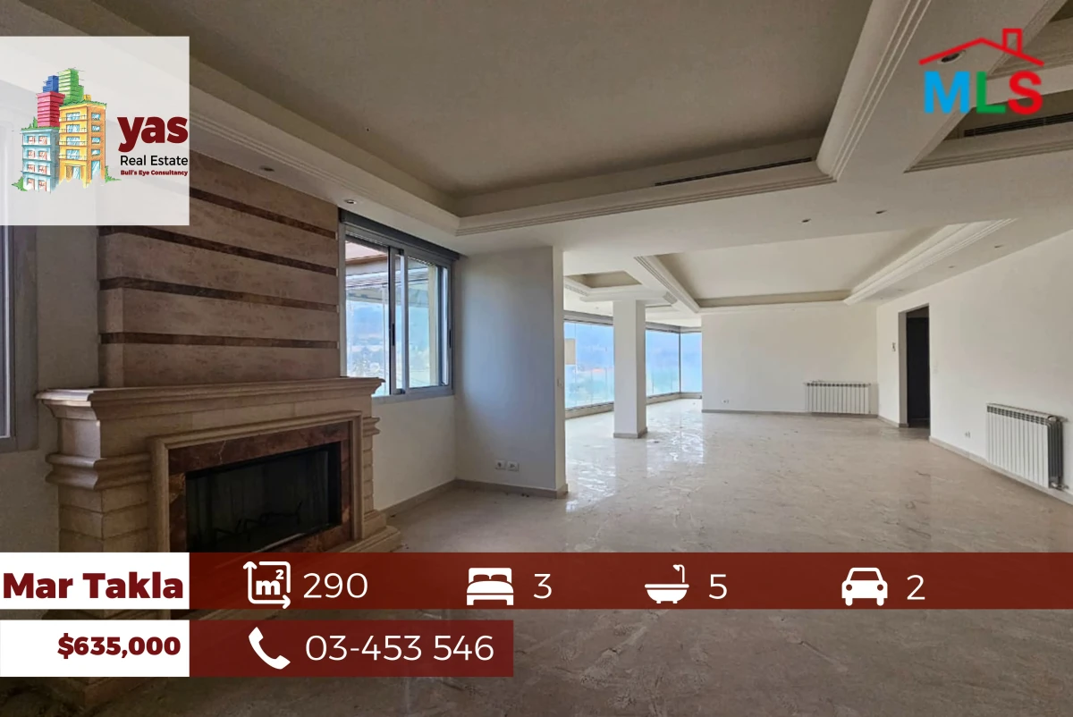 Mar Takla 290m2 | New | Upgraded | Prime Location | Decorated | OH