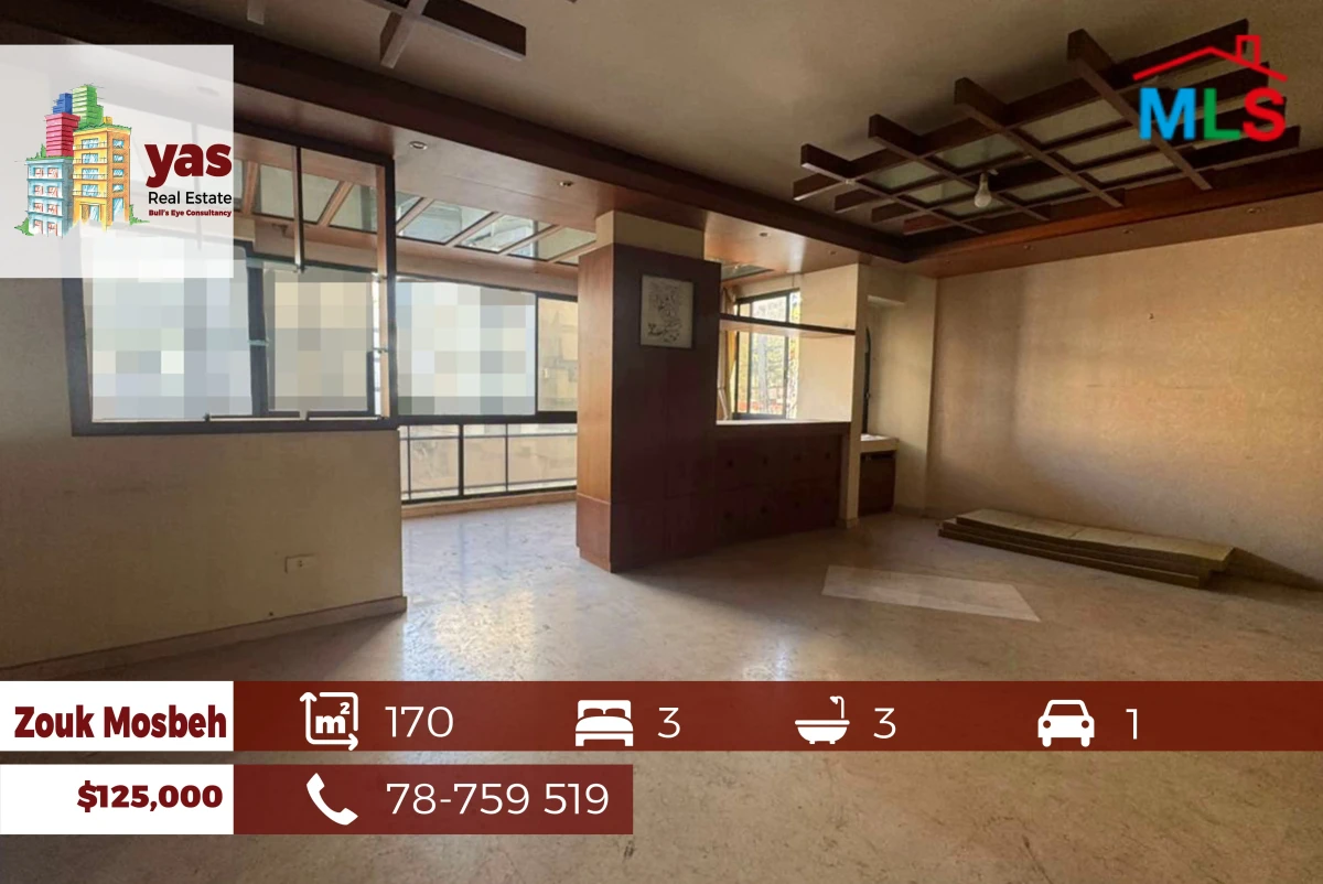 Zouk Mosbeh 170m2 | Catch | Prime Location | Catch | EL