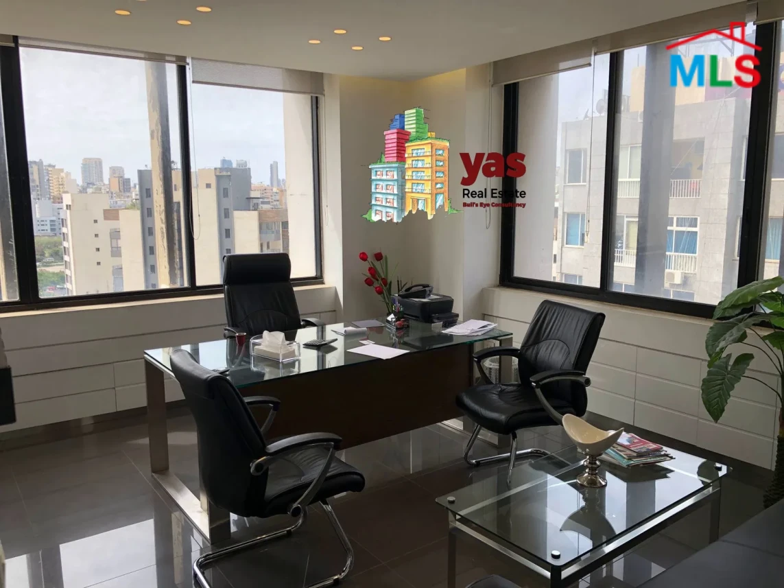 Mirna Chalouhi 130m2 | Furnished Office | Active Street |Decorated |OH