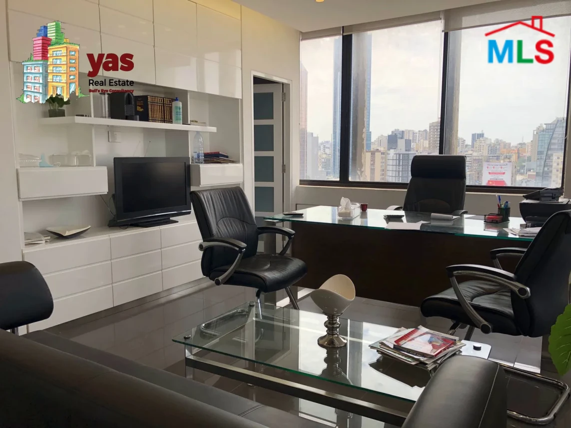 Mirna Chalouhi 130m2 | Furnished Office | Active Street |Decorated |OH