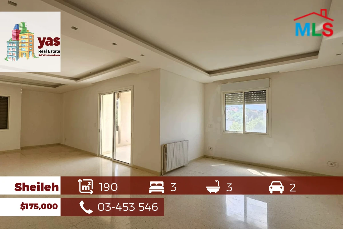 Sheileh 190m2 | Rent | Panoramic View | Quiet Street | TO