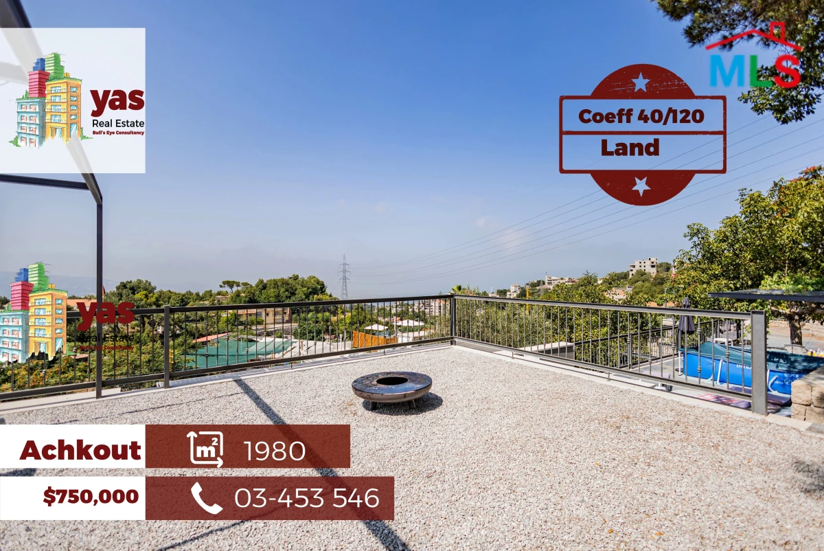 Achkout 1980m2 | 2 Chalets & Stone Volt House | 40/120 | TYT