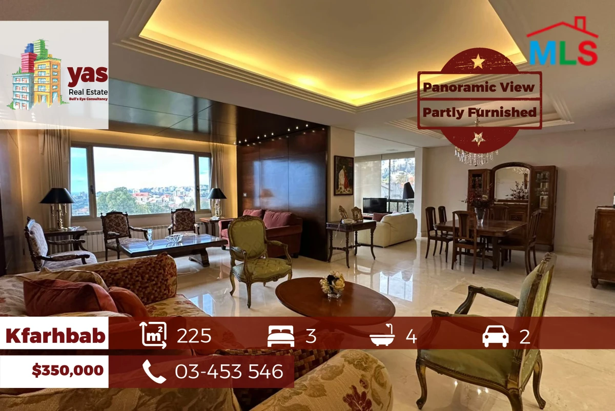 Kfarhbab 225m2 | Partly Furnished | Decorated | Panoramic View | RA/IV