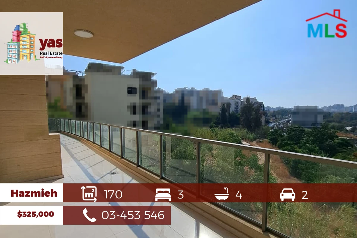 Hazmieh 170m2 | 35m2 Terrace | Prime Location | View | Upgraded | PA