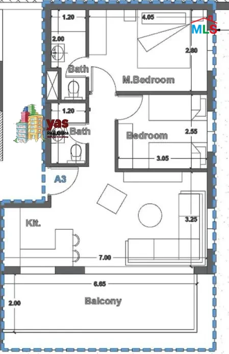 Ballouneh 90m2 | Payment Facilities | Parmoramic View | GA