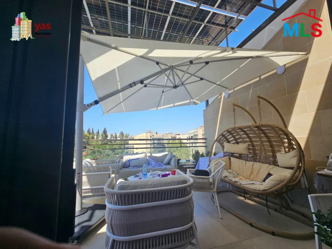 Jamhour 220m2 | 25m2 Terrace | Furnished | Solar System | Decorated|PA