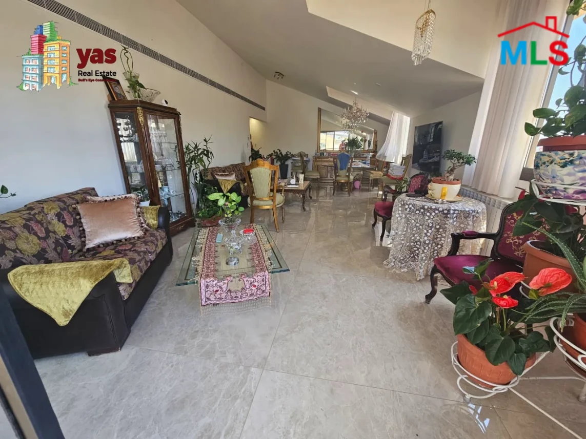 Jamhour 220m2 | 25m2 Terrace | Furnished | Solar System | Decorated|PA