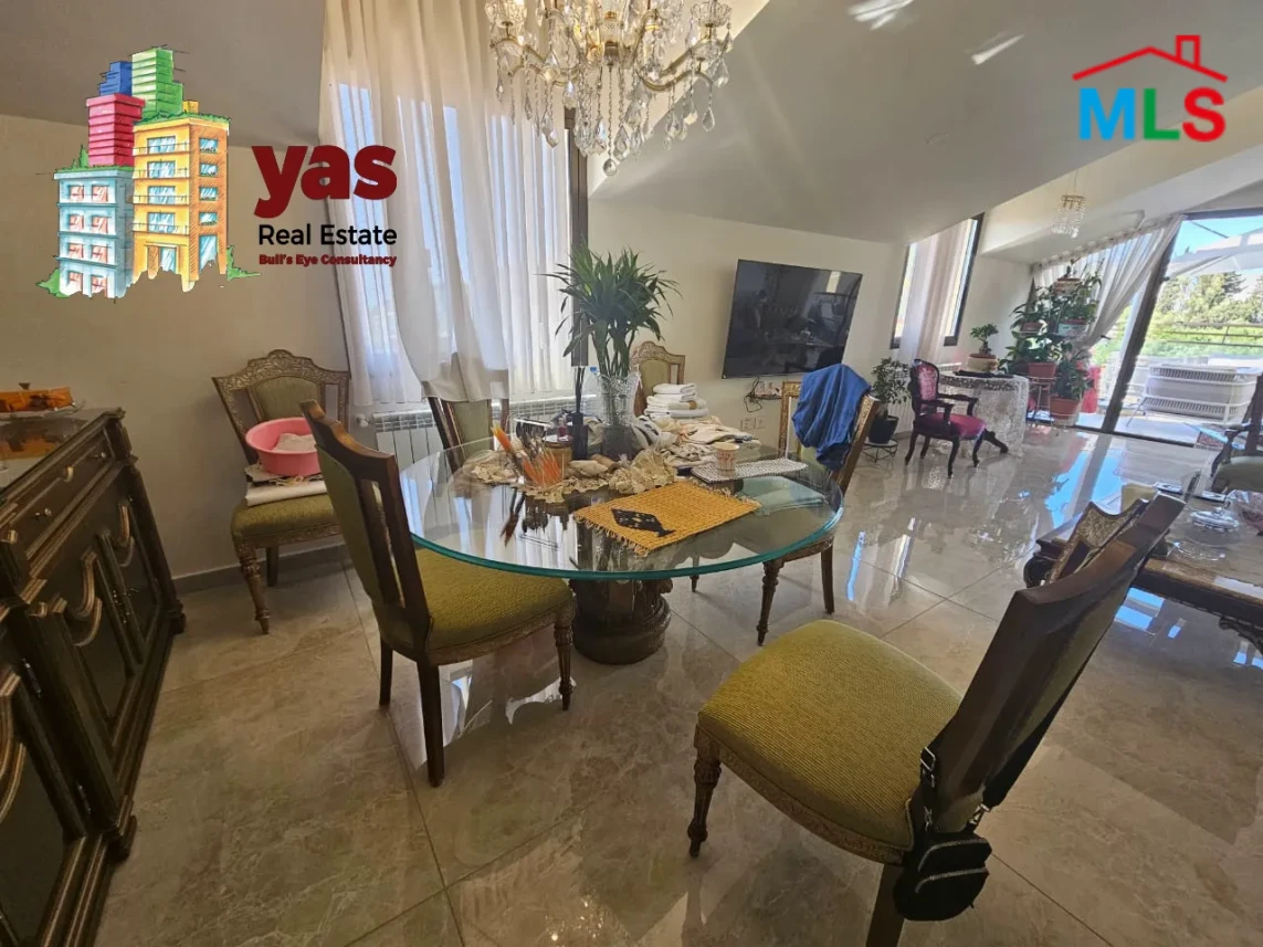 Jamhour 220m2 | 25m2 Terrace | Furnished | Solar System | Decorated|PA