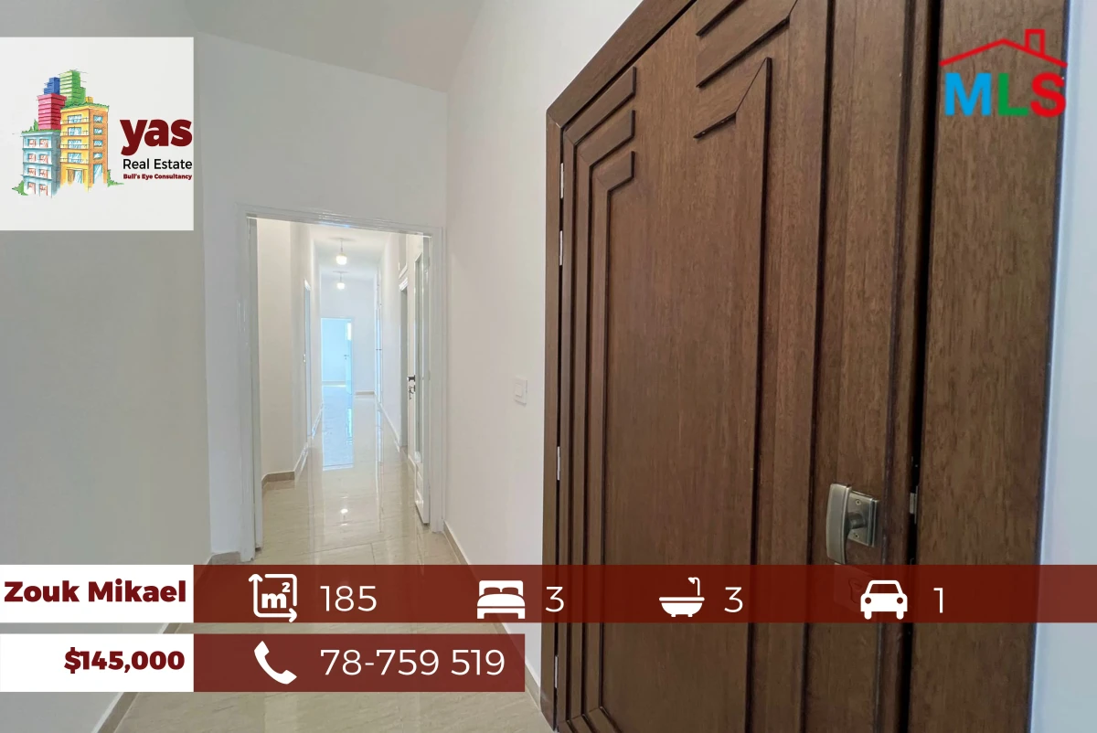 Zouk Mikael 185m2 | Renovated | Well Lighted | High ENd | EH