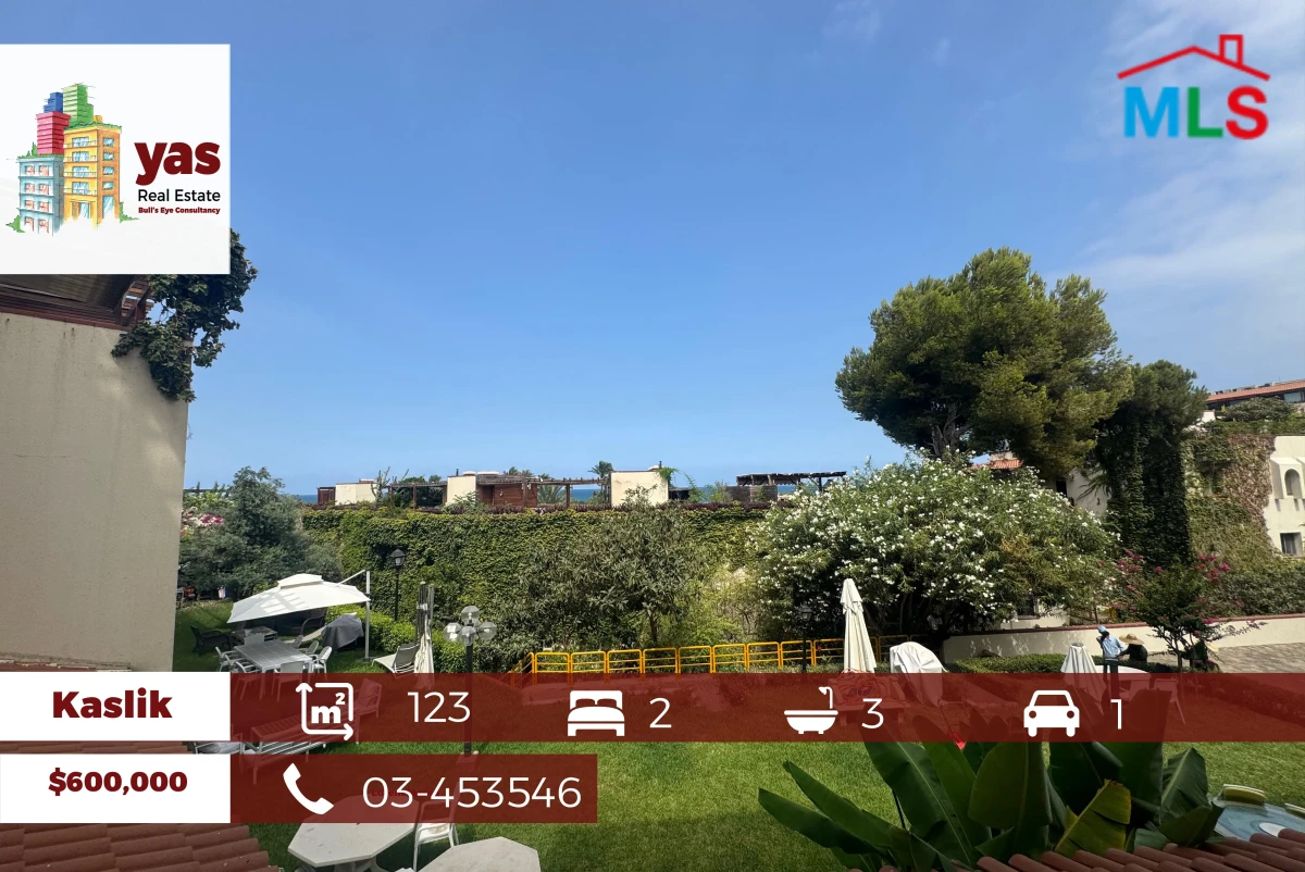 Kaslik 123m2 | Chalet |Sea View | Well Maintained | Prime Location| PA
