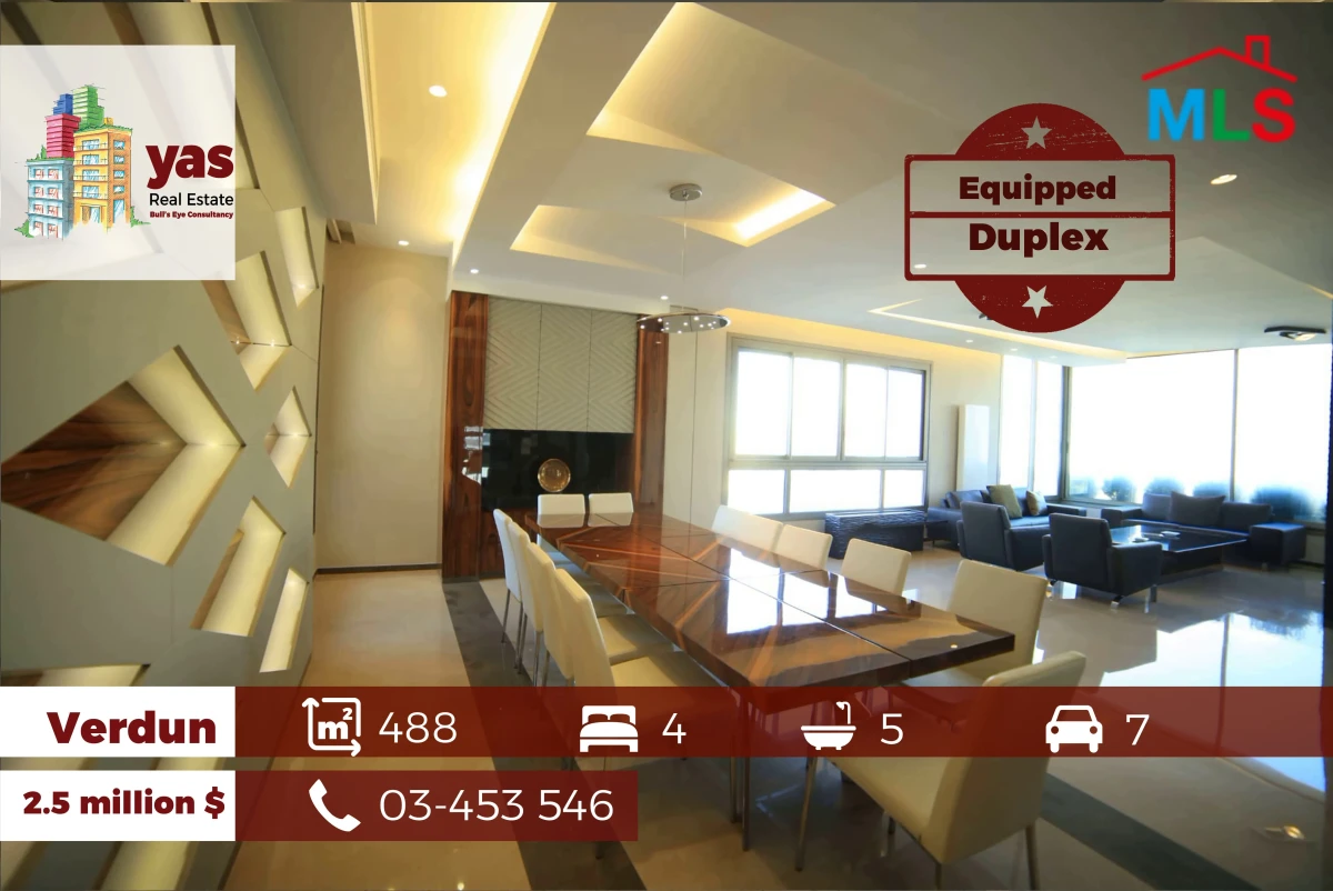 Verdun 488m2 | Duplex | Ultra prime Location | Luxury | PA