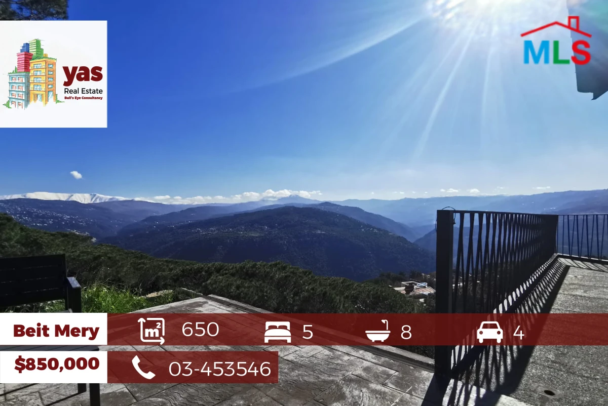 Beit Mery 650m2 | Villa | Prime Location |Luxury |Breathtaking View|PA