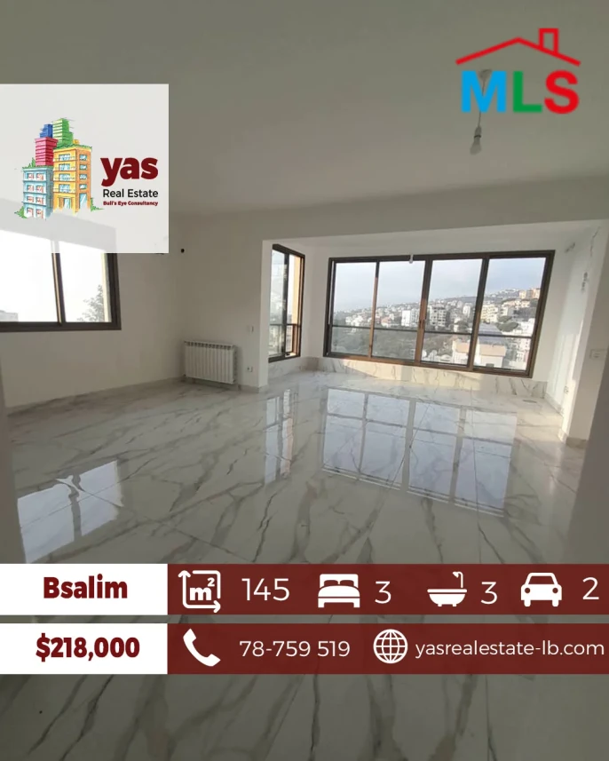 Bsalim 145m2 | Private Street | New | Prime Location | View | PA