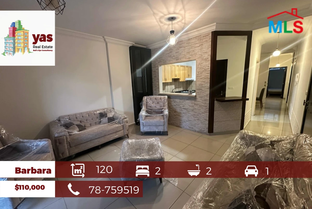 Barbara 120m2 | Furnished | Decorated | Prime Location | PA