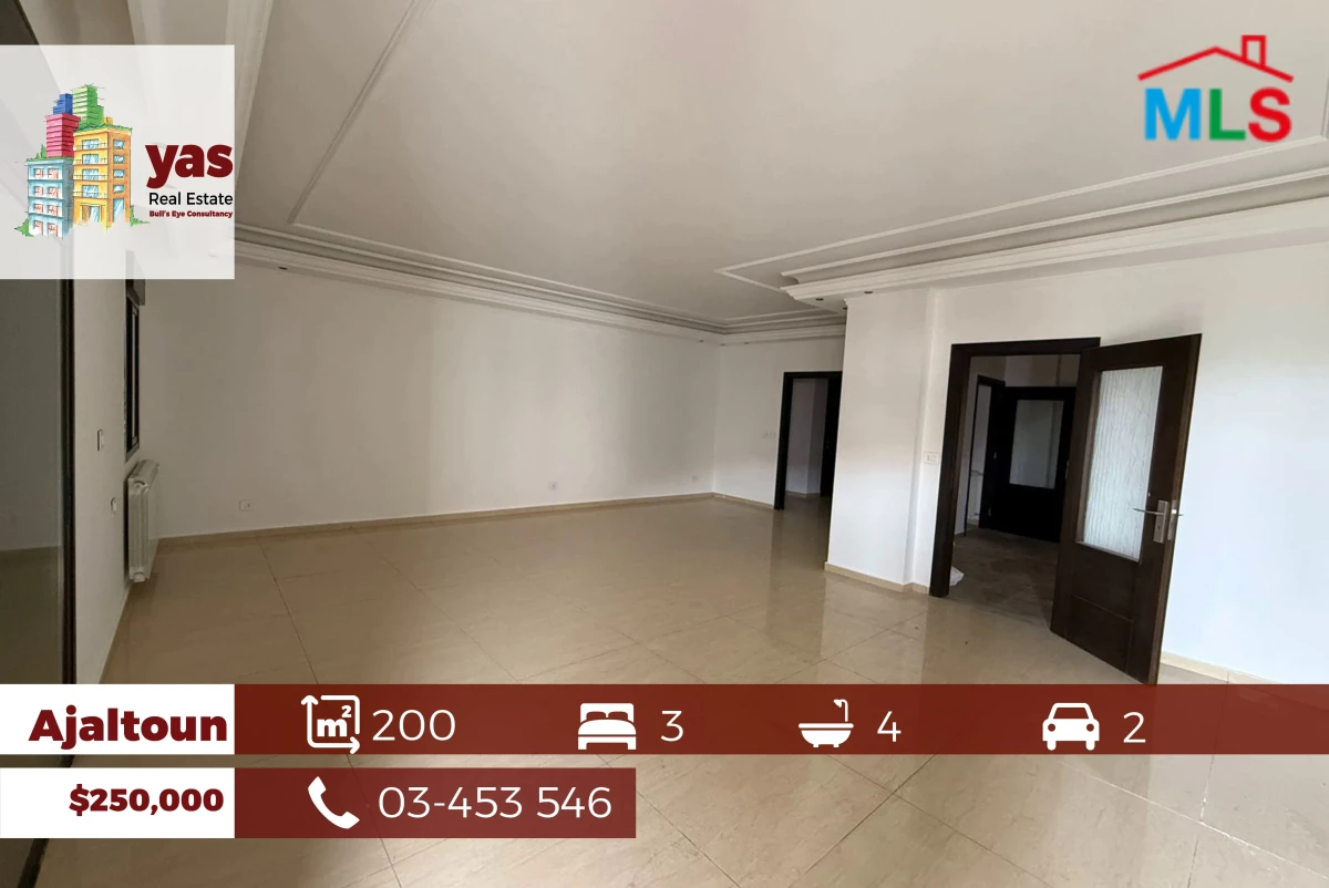 Ajaltoun 200m2 | Super Luxurious | New | Impressive View | GM/KH