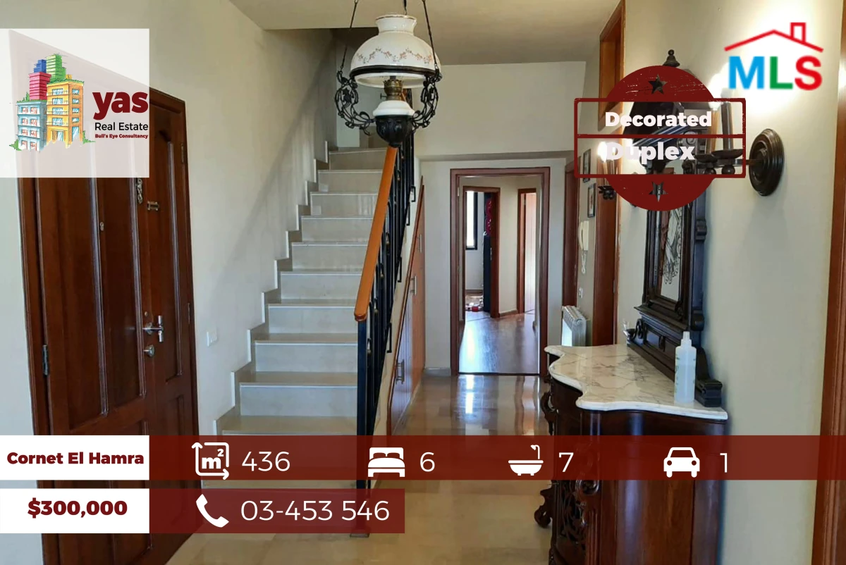 Cornet El Hamra 436m2 | Duplex | Amazing View | Catch | PA