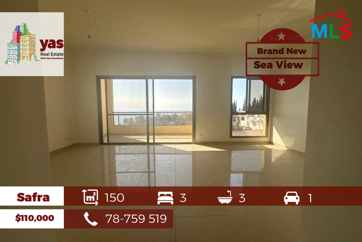Safra 150m2 | Brand New | Sea View | Luxury | PA