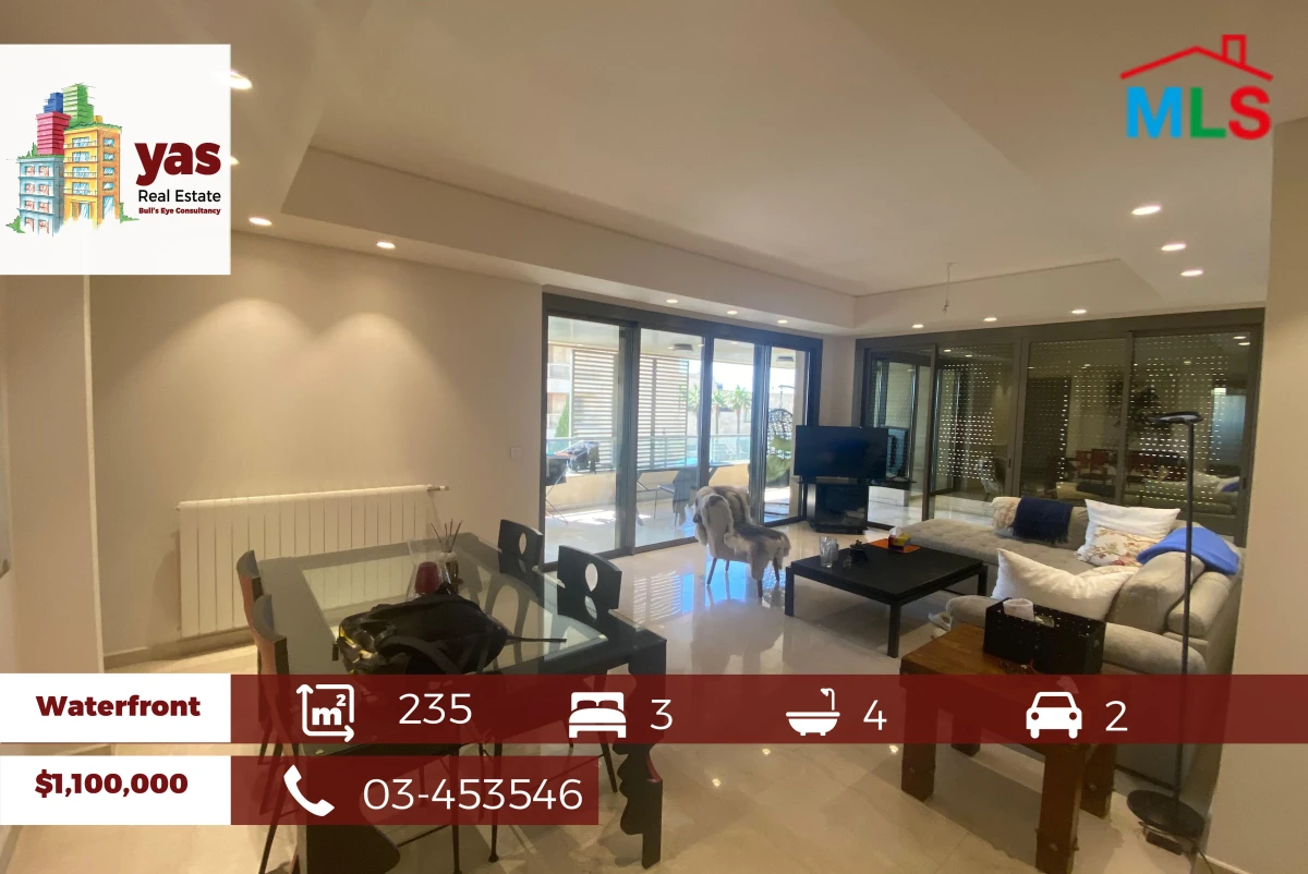 Waterfront 235m2 | Open Sea View | Decorated | Prime Location | PA