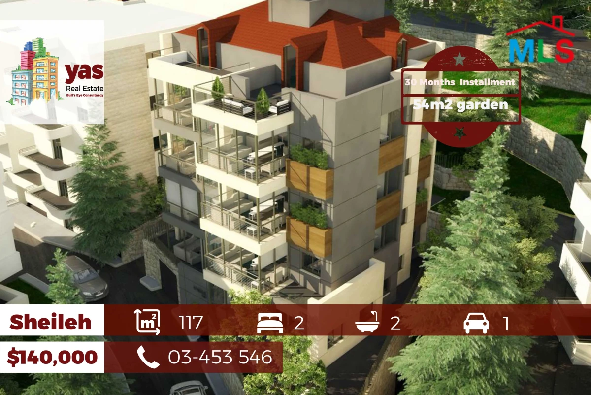 Sheileh 117m2 | 54m2 Garden | payment Facilities | Calm Area | GA