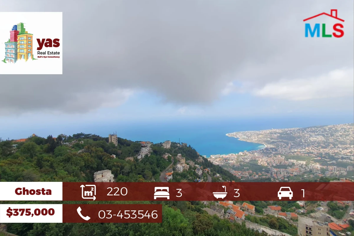 Ghosta 220m2 | Furnished Flat | Unbeatable Sea View | Calm Area | KH