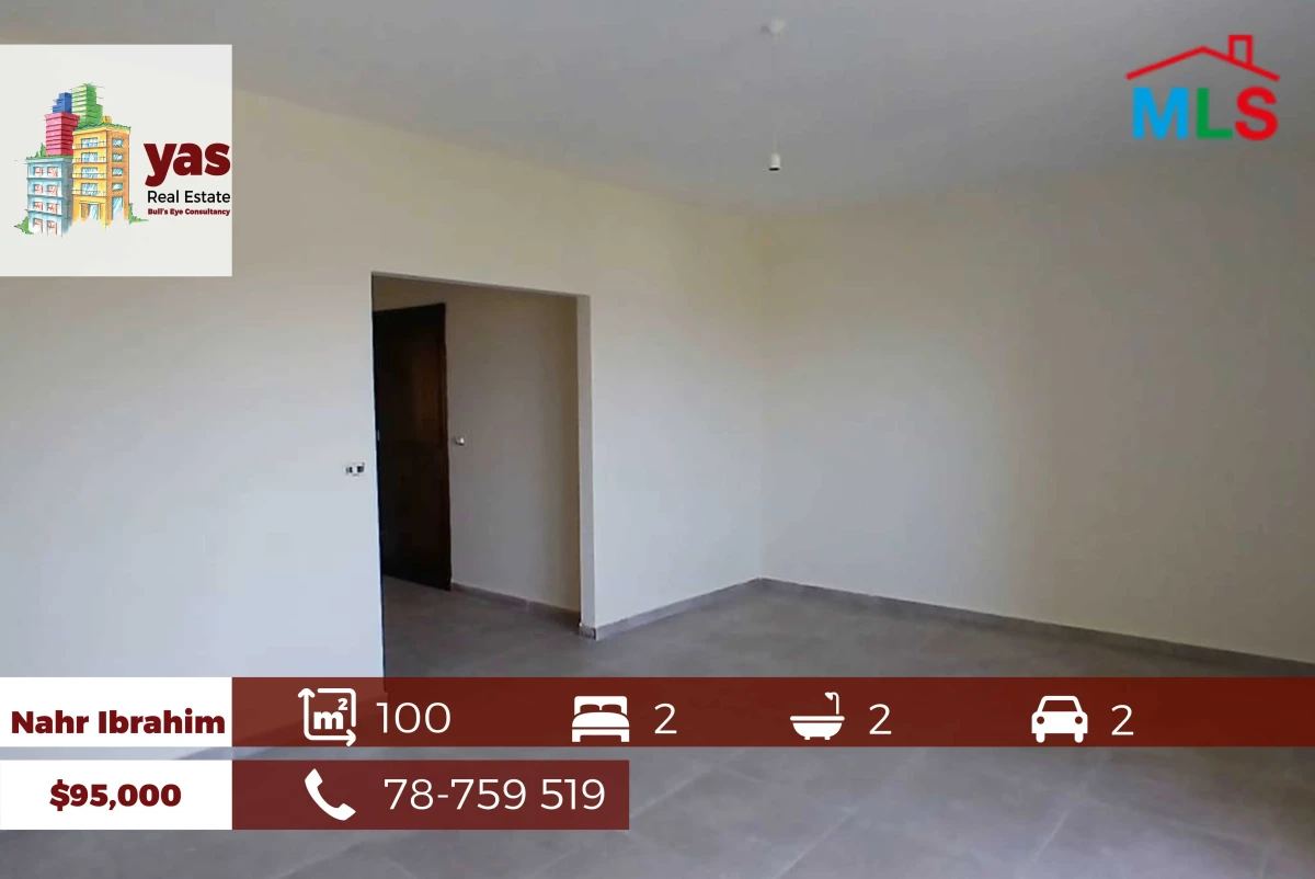Nahr Ibrahim 100m2 | New | Calm Area | Prime Location | ABA