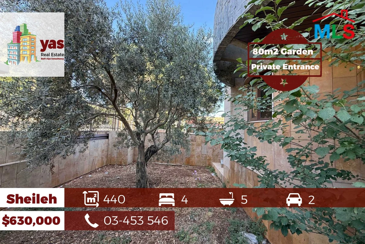 Sheileh 440m2 | 80m2 Garden | Unique property | New | High End | GA