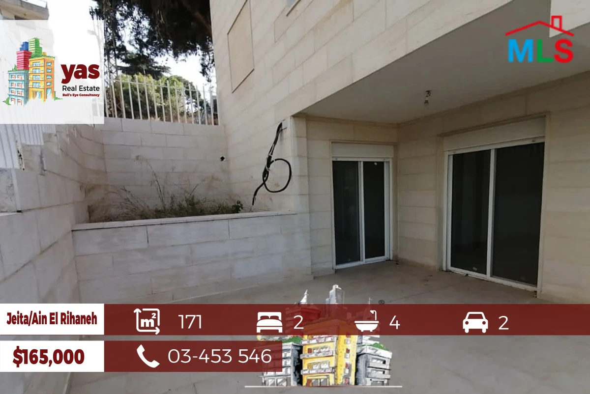 Jeita 171m2 | 50m2 Terrace | Open View | Luxury | Prime Location | TO