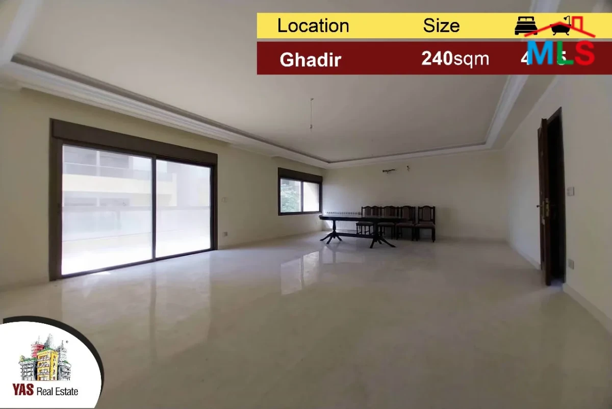 Ghadir 240m2 | Luxury | Brand New | Calm Area | Open View | YV/EH